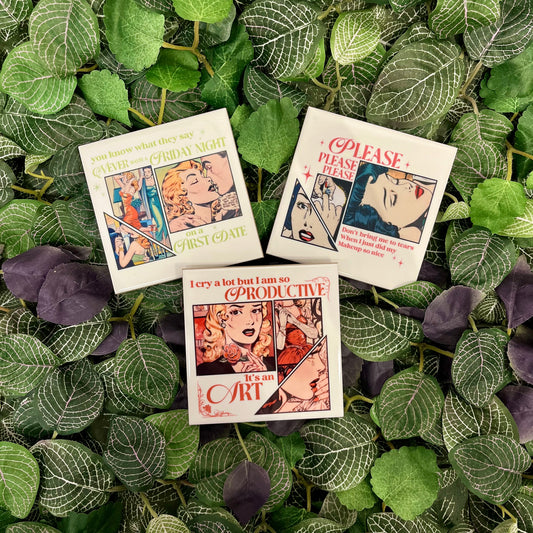 Never Waste A Friday Night Comic Coaster