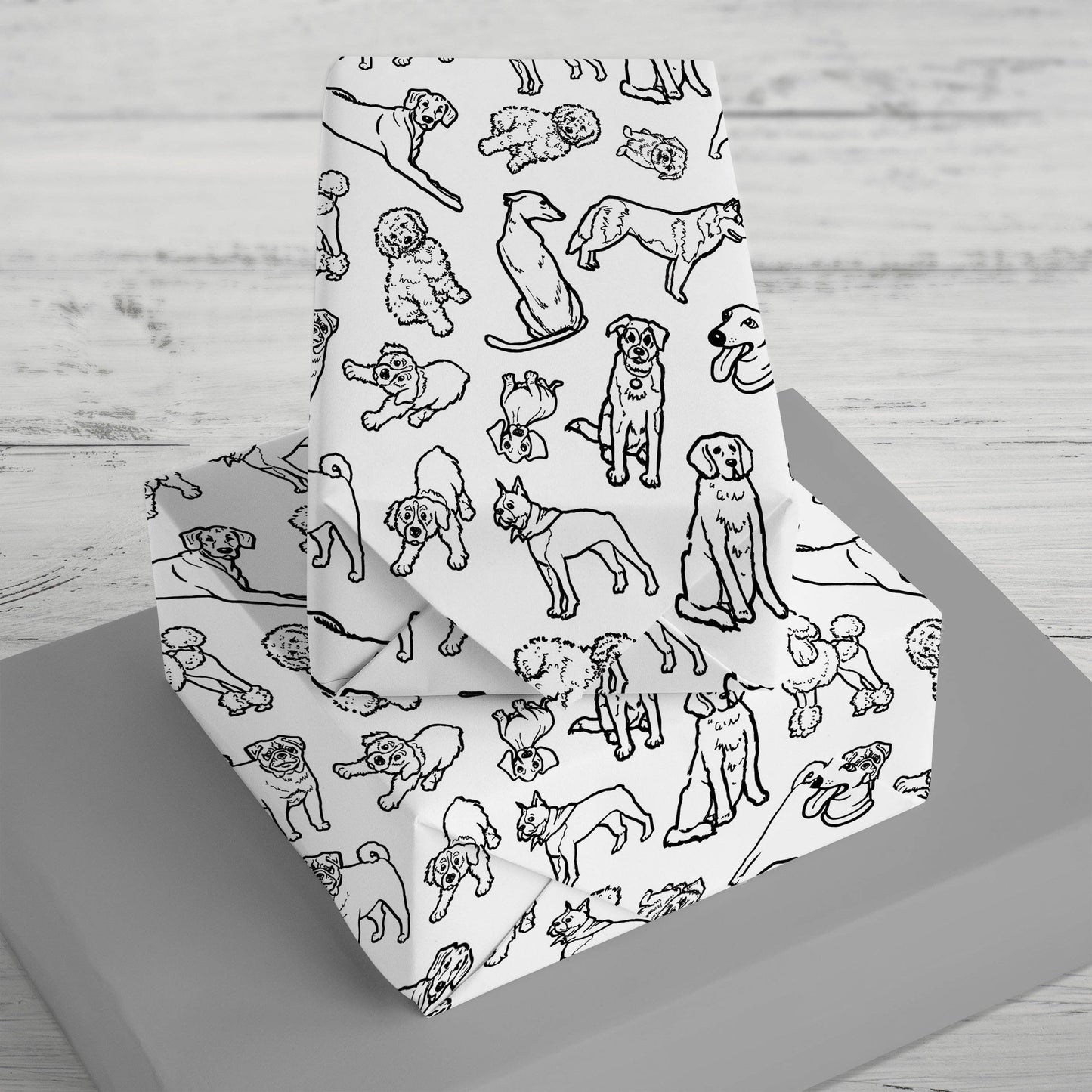 Dogs Gift Wrap 24"x36" Sheet