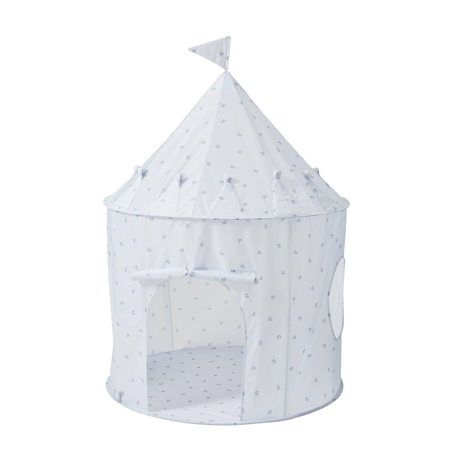 Recycled Fabric Play Tent Castle - Prints: Blueberry Mist