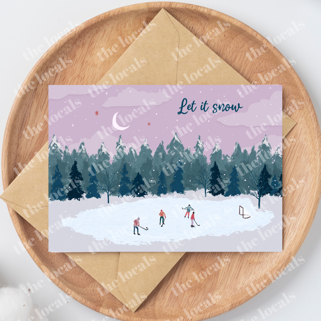 Let it Snow Greeting Card