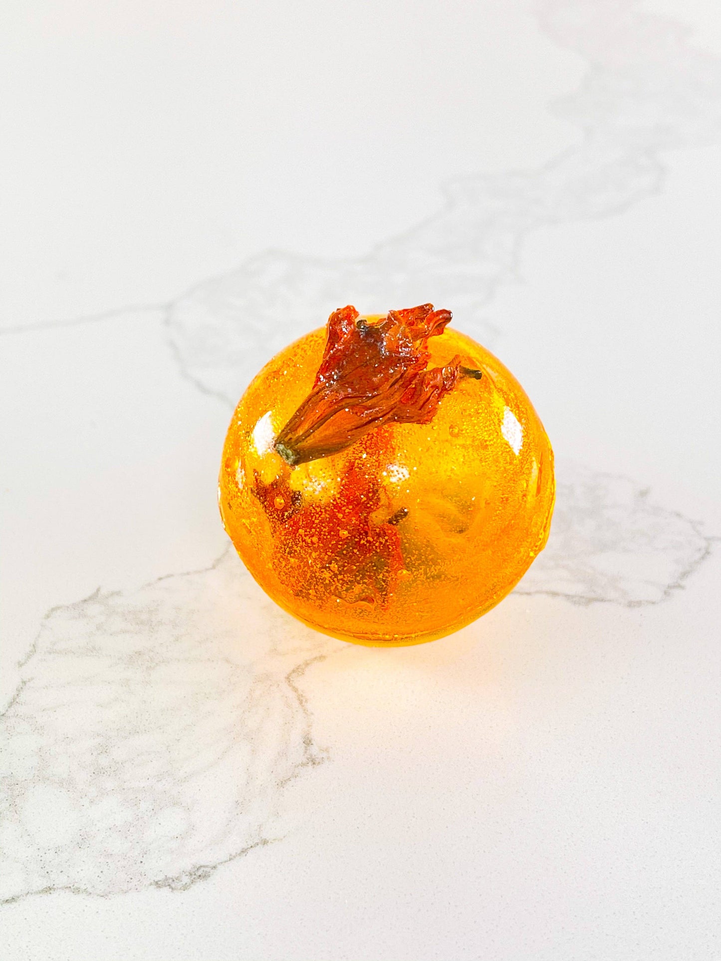 Peach Lily Tea Bomb