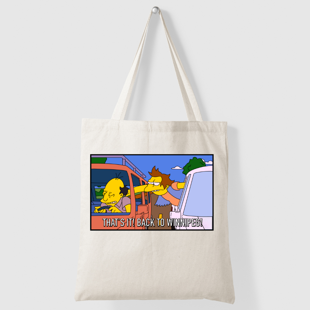 Back to Winnipeg Tote Bag