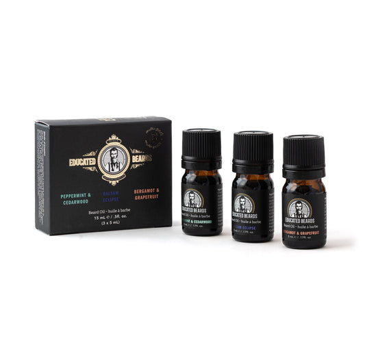 Beard Oil 3-Pack (15ml/.51fl.oz)