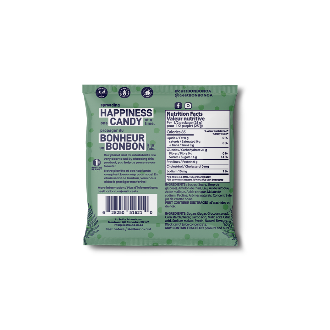 La boîte à bonbons - REFILL Vegan Forest Berries - Gummy Candies