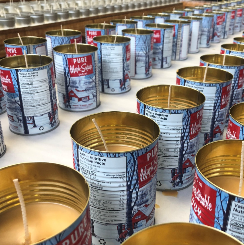 Seracon - Maple Syrup Candle – 540 ml Iconic Tin Can (Cotton wick)