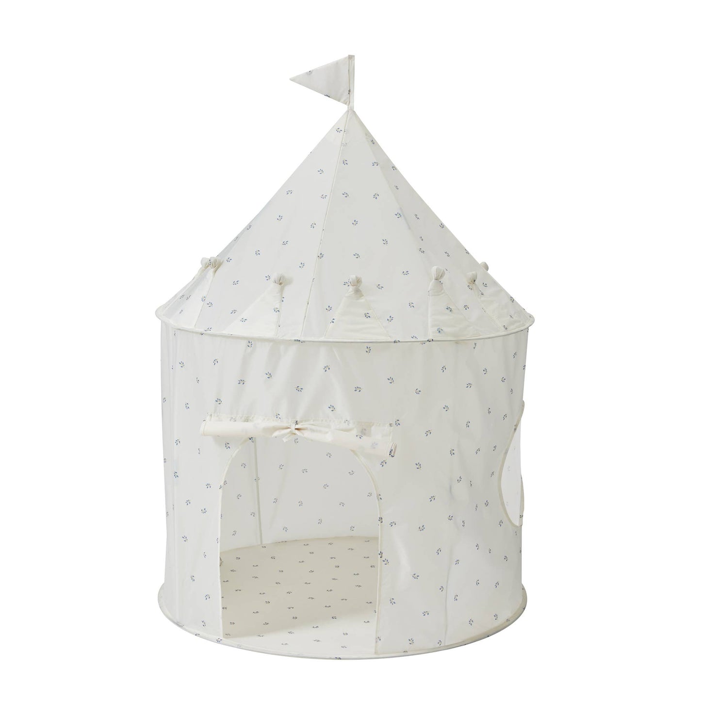 Recycled Fabric Play Tent Castle - Prints: Blueberry Mist