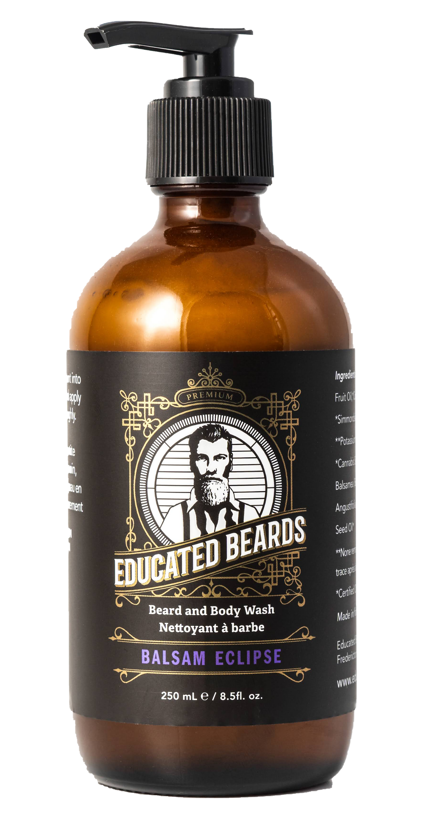 Educated Beards - Balsam Eclipse Beard Wash 250ml/8.5fl.oz: 8.5fl. oz