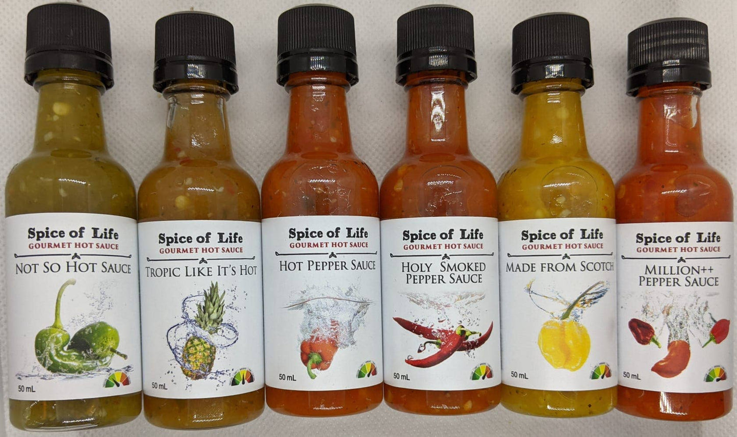Hot Sauce Mini 6 Gift Pack (from Mild to Super Hot)