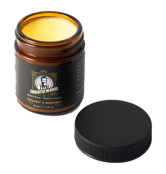 Educated Beards - Bergamot Grapefruit Beard Balm 50ml/1.7fl.oz: 1.7 FL Oz.