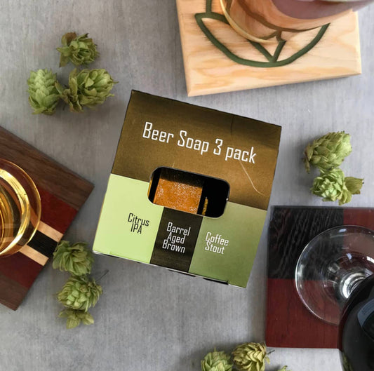 Beer Soap 3 Pack - Men's Natural Soap - Bundle