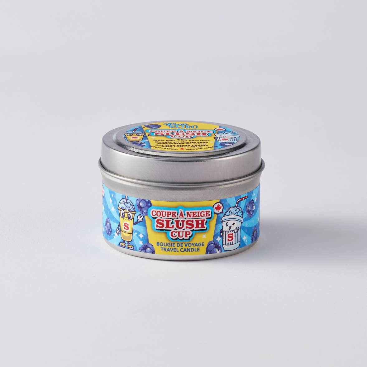 Seracon - Blue Raspberry Slush Cup Travel Tin Candle – Nostalgic Sweet