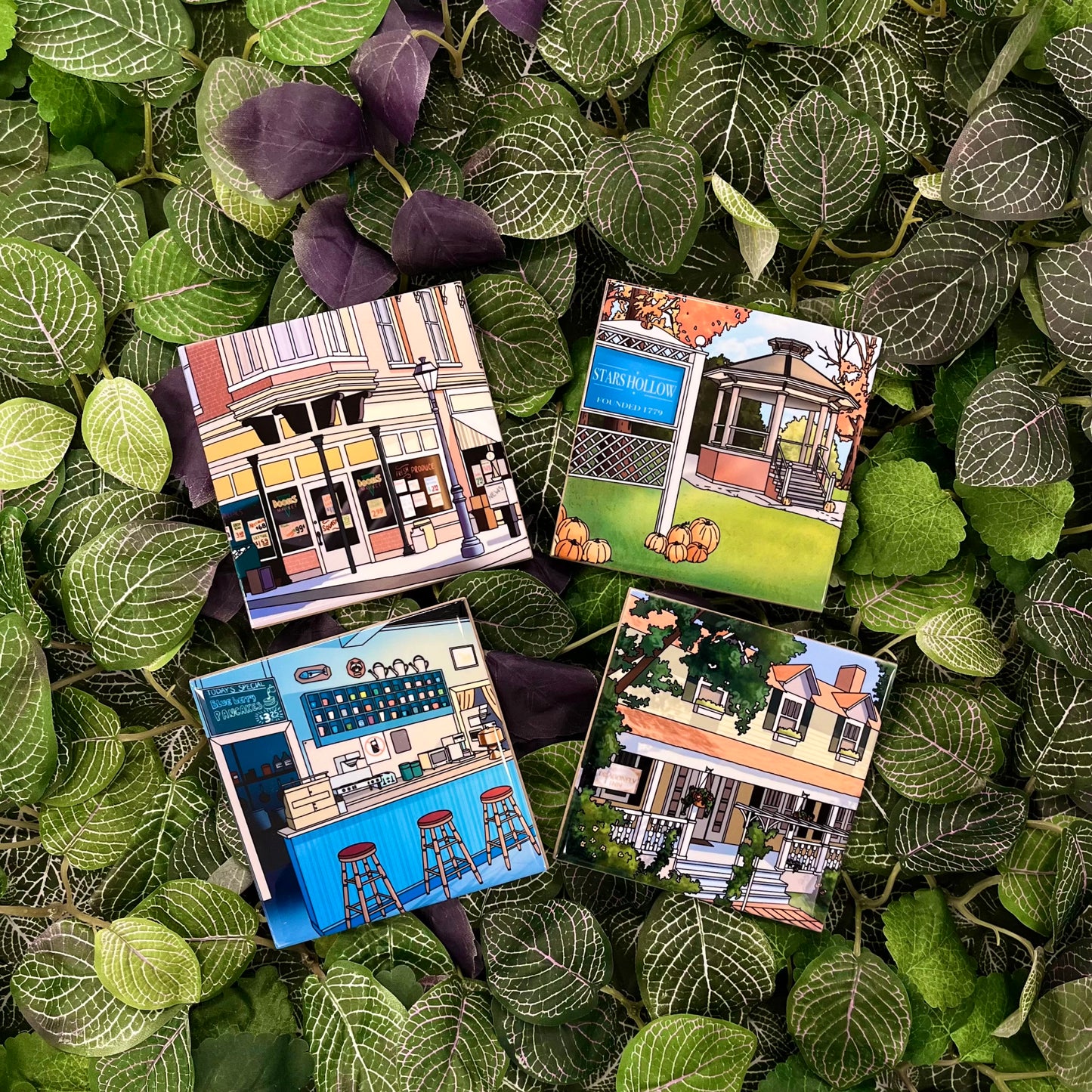 Gilmore Girls Locations Coasters