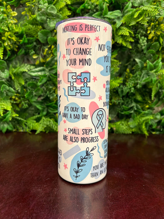 Mental Health Matters Tall Tumbler
