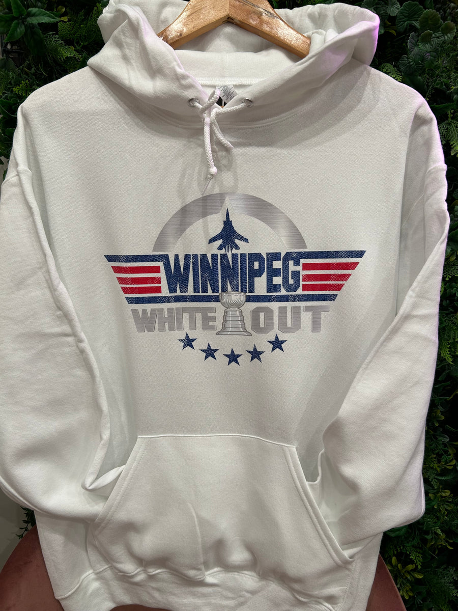 Winnipeg White Out Hoodie The Local Entrepreneurs of Winnipeg