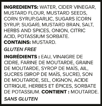 German Style Gourmet Mustard - 220mL