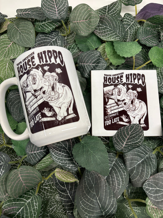House Hippo Coaster