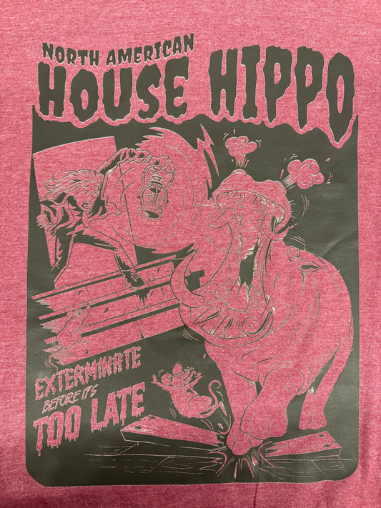 House Hippo Red T-Shirt