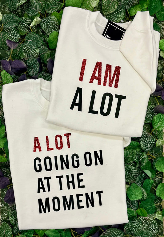 I Am A Lot Kids Crewneck