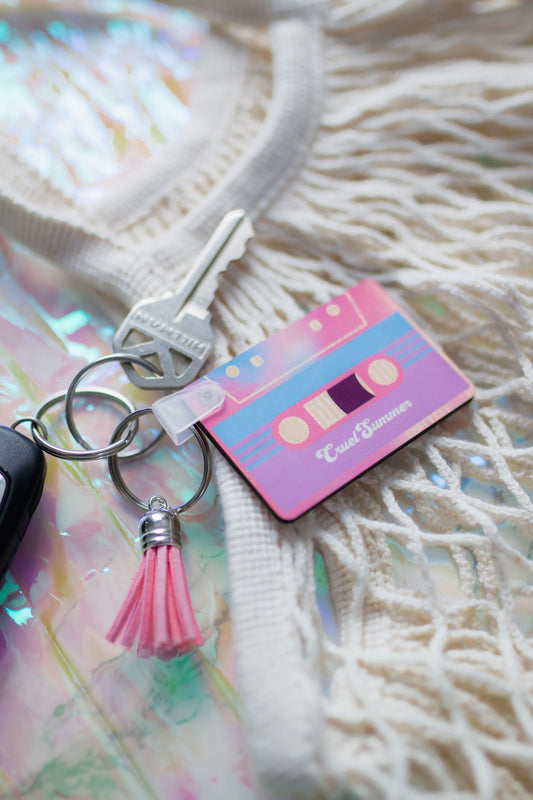 Taylor Song Cassette Keychains
