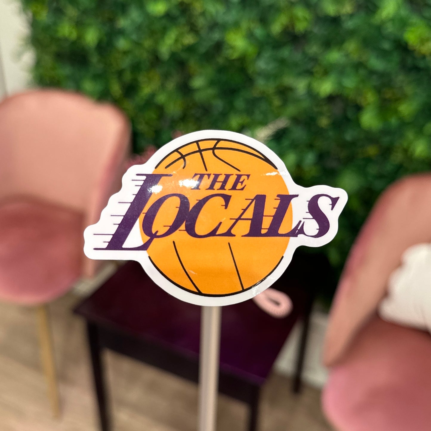 The Locals Basketball Sticker
