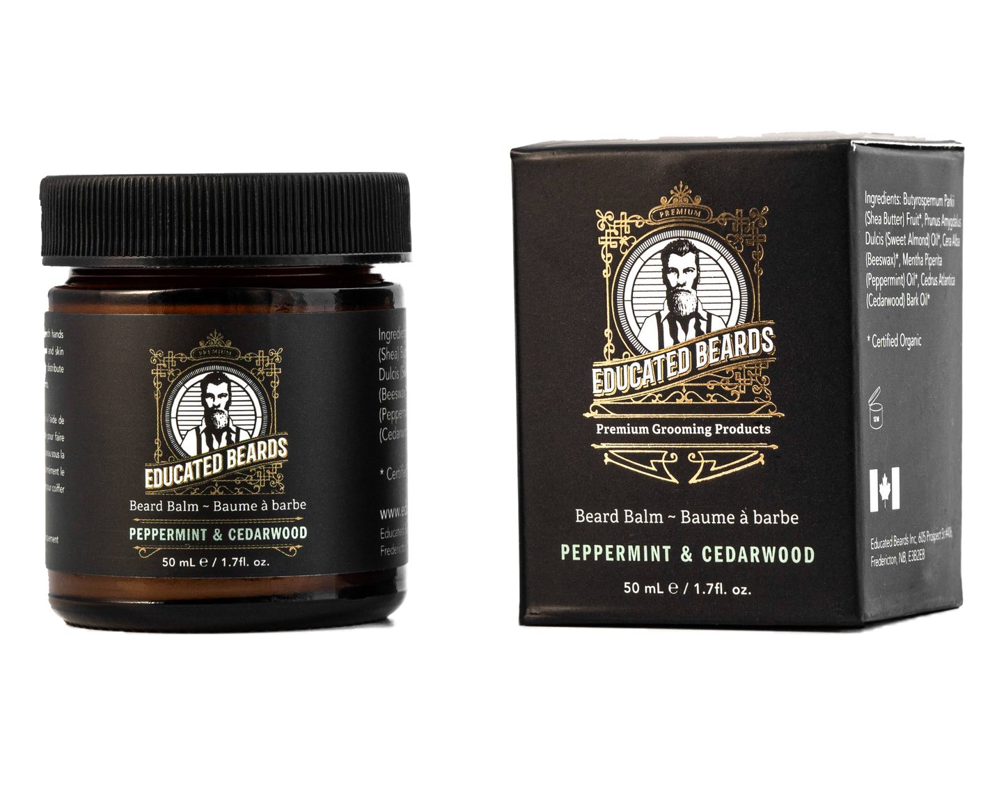 Peppermint Cedarwood Beard Balm (50ml/1.7fl.oz)