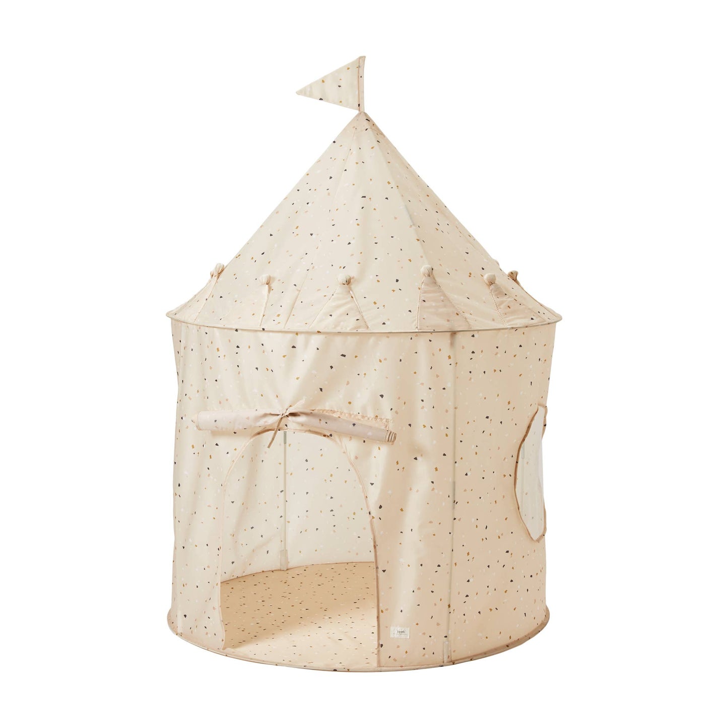 Recycled Fabric Play Tent Castle - Prints: Blueberry Mist