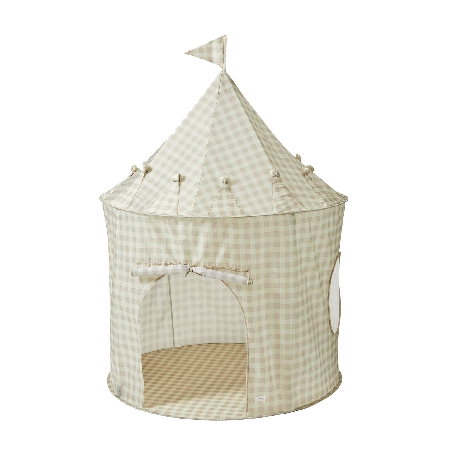 Recycled Fabric Play Tent Castle - Prints: Blueberry Mist