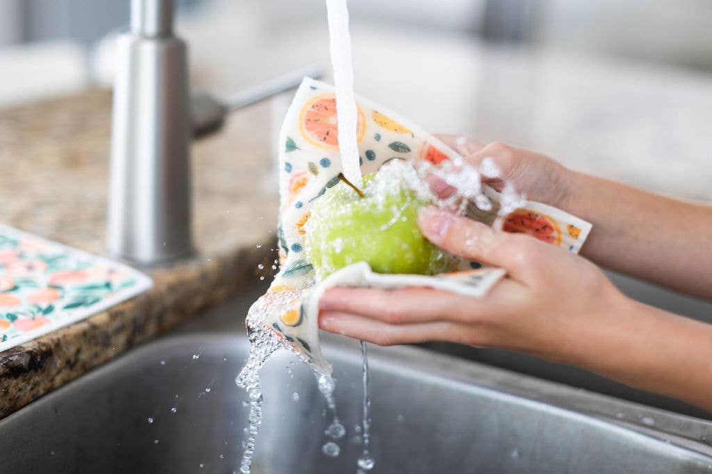 SC003 - 4 Pk Sponge Cloths - In the Orchard