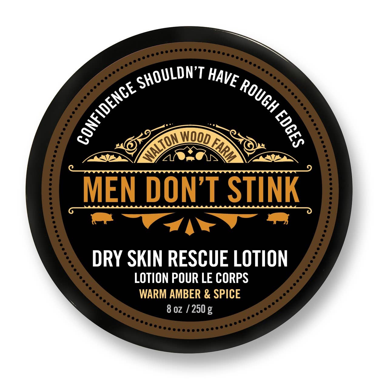Men Don't Stink - Dry Skin Rescue Lotion - 8 oz