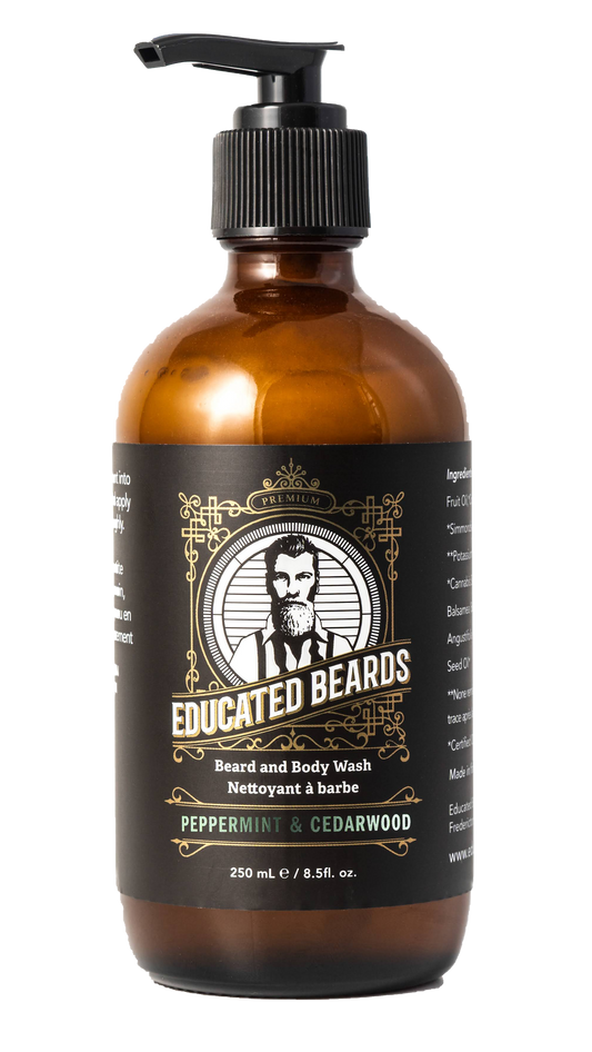 Peppermint Cedarwood Beard Wash (250ml/8.5fl.oz)