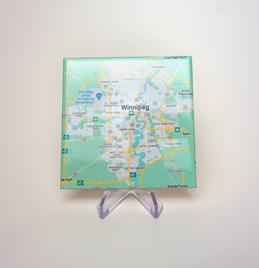 Winnipeg Map Coasters