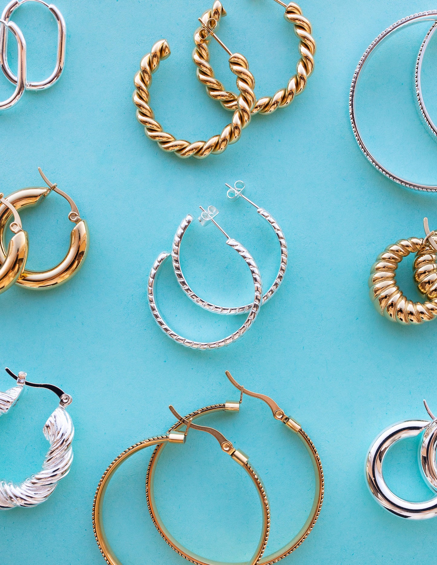 Corde Hoop Earrings