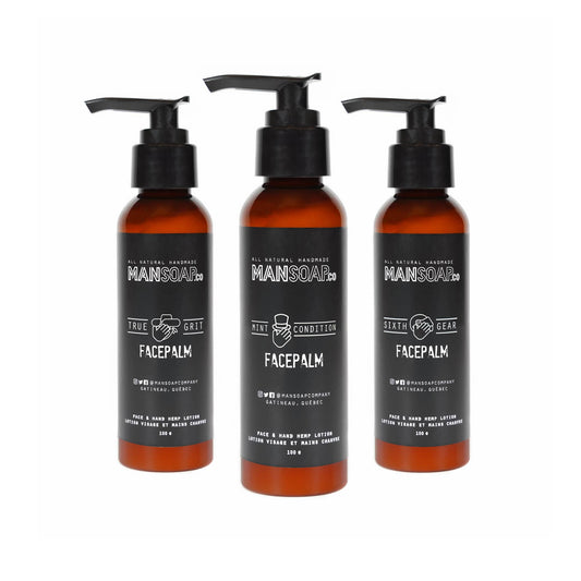 ManSoap Company - Facepalm | Face and Hand Hemp Lotion