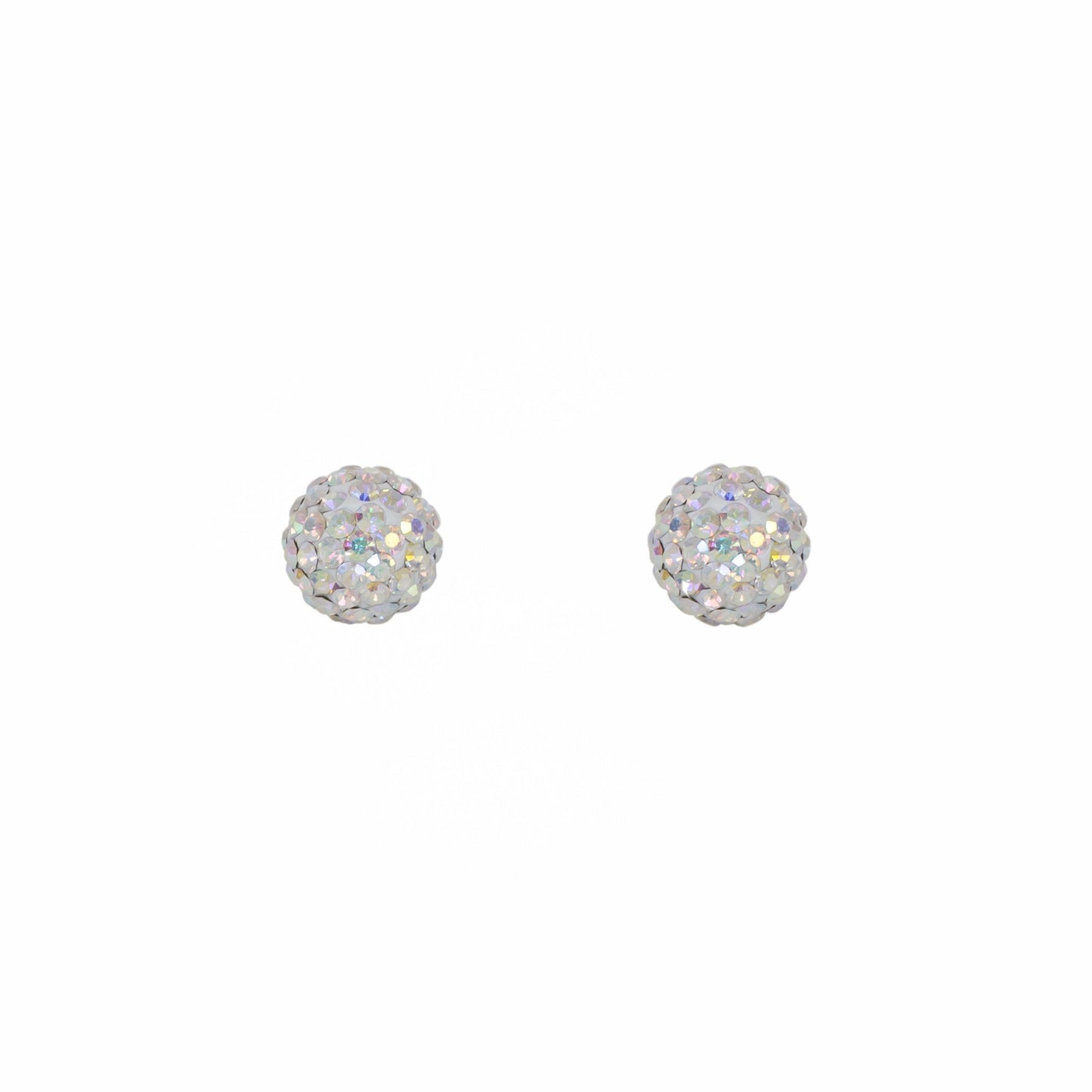 Park and Buzz radiance stud. Sparkle ball earrings. Hillberg and Berk. Canadian Brand. Glitter ball earrings. Aurora sparkle earrings jewelry jewellery