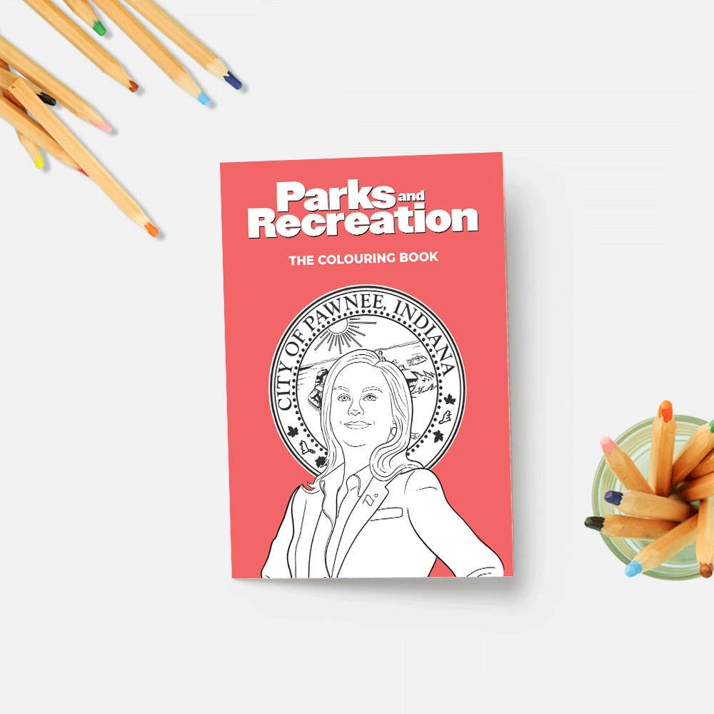 Parks and Rec Colouring Book
