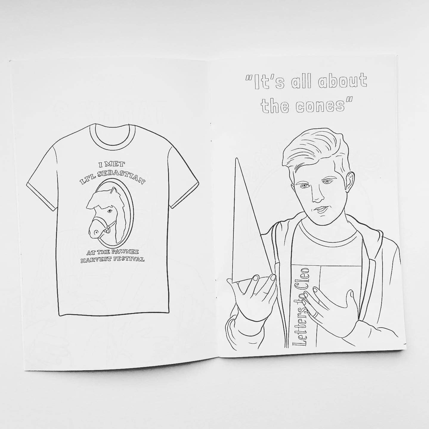Parks and Rec Colouring Book