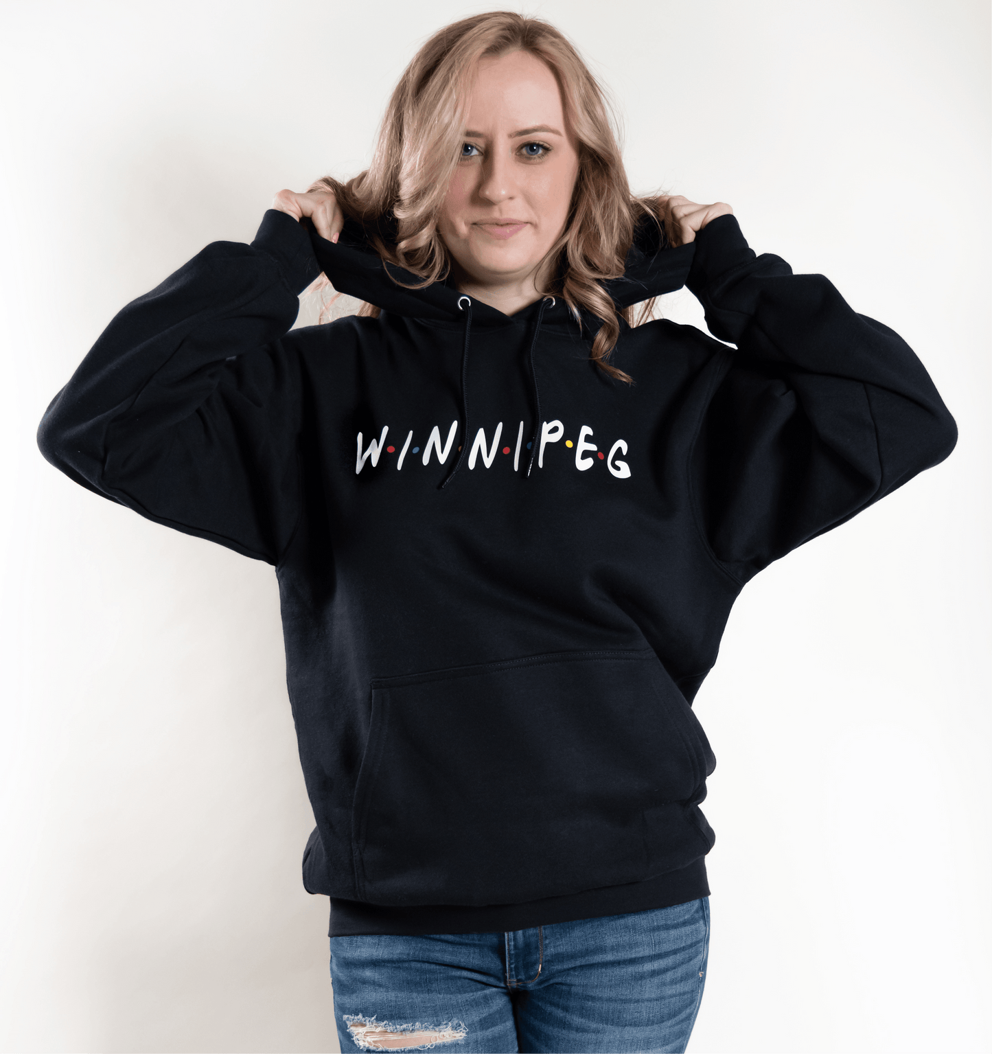 Winnipeg Friends Black Hoodie
