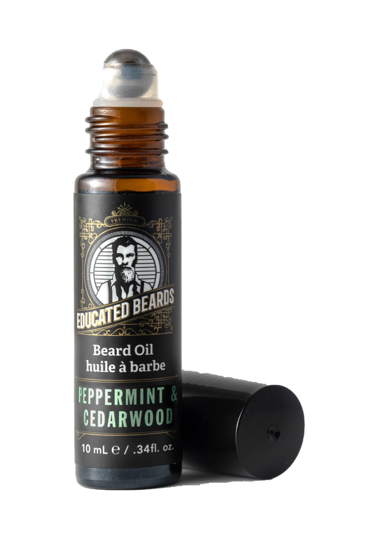 Peppermint Cedarwood  Oil Beard Oil (10ml/.34fl oz)