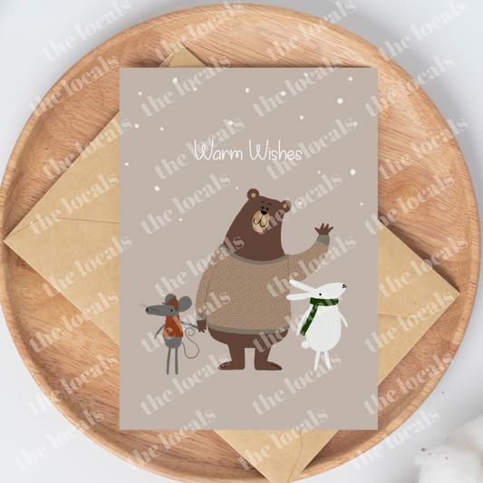Warm Wishes Greeting Card