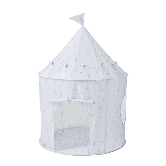 Recycled Fabric Play Tent Castle - Prints: Blueberry Mist