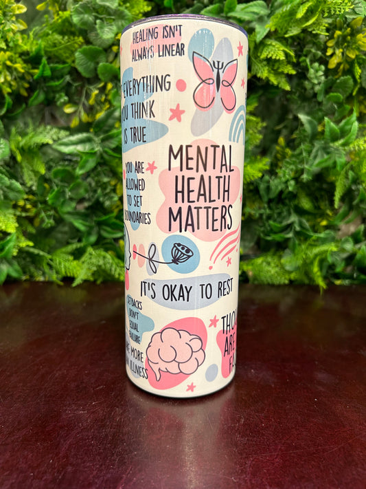 Mental Health Matters Tall Tumbler