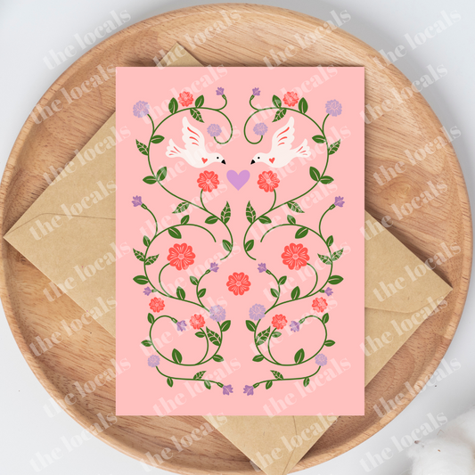 Love Birds Greeting Card