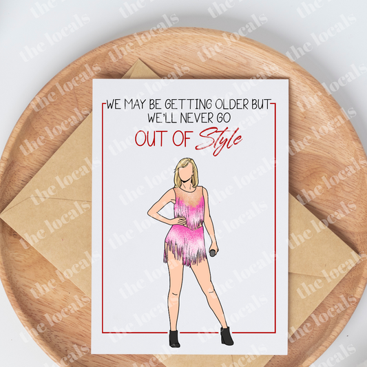 Out of Style Greeting Card