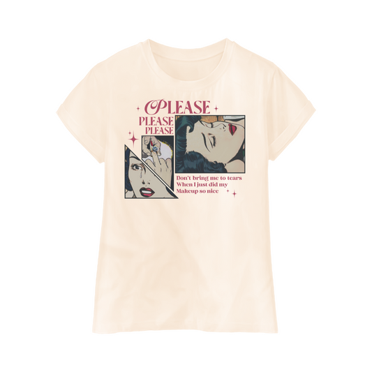Please Please Please Comic T-shirt