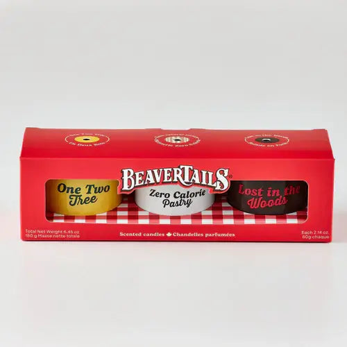 Seracon - BeaverTails 3-Pack Candle Set – Inspired by Iconic Canadian