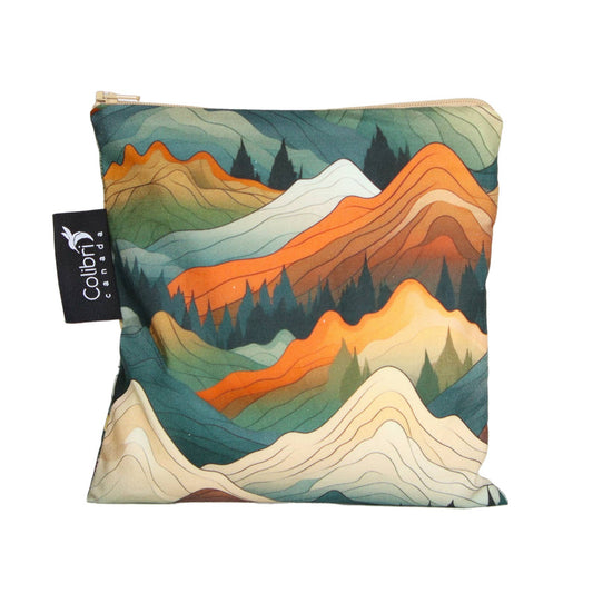 2158 - Mountains - Reusable Snack Bag - Large