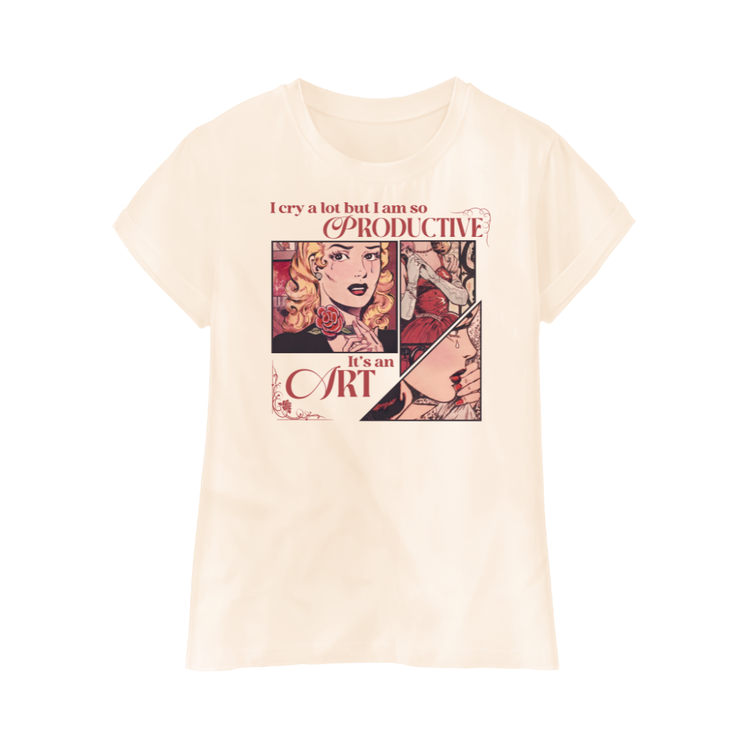 I Cry A Lot Comic T-Shirt