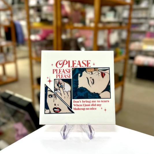 Please Please Please Comic Coaster