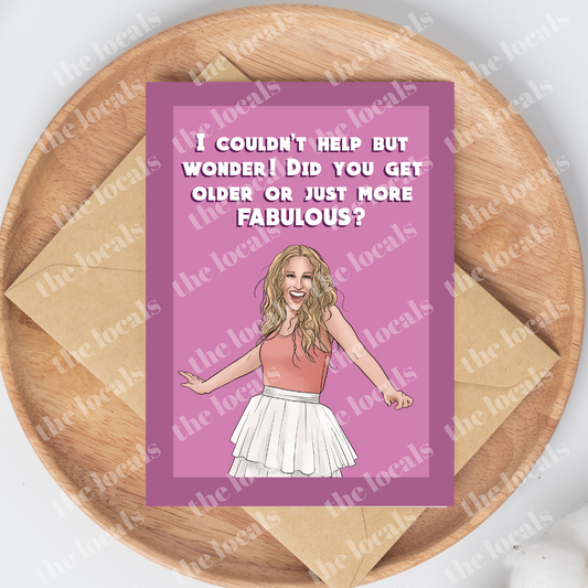 Looking More Fabulous! Greeting Card