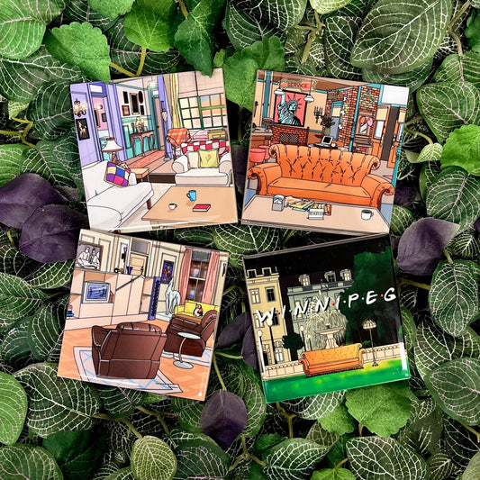 Friends Location Coasters